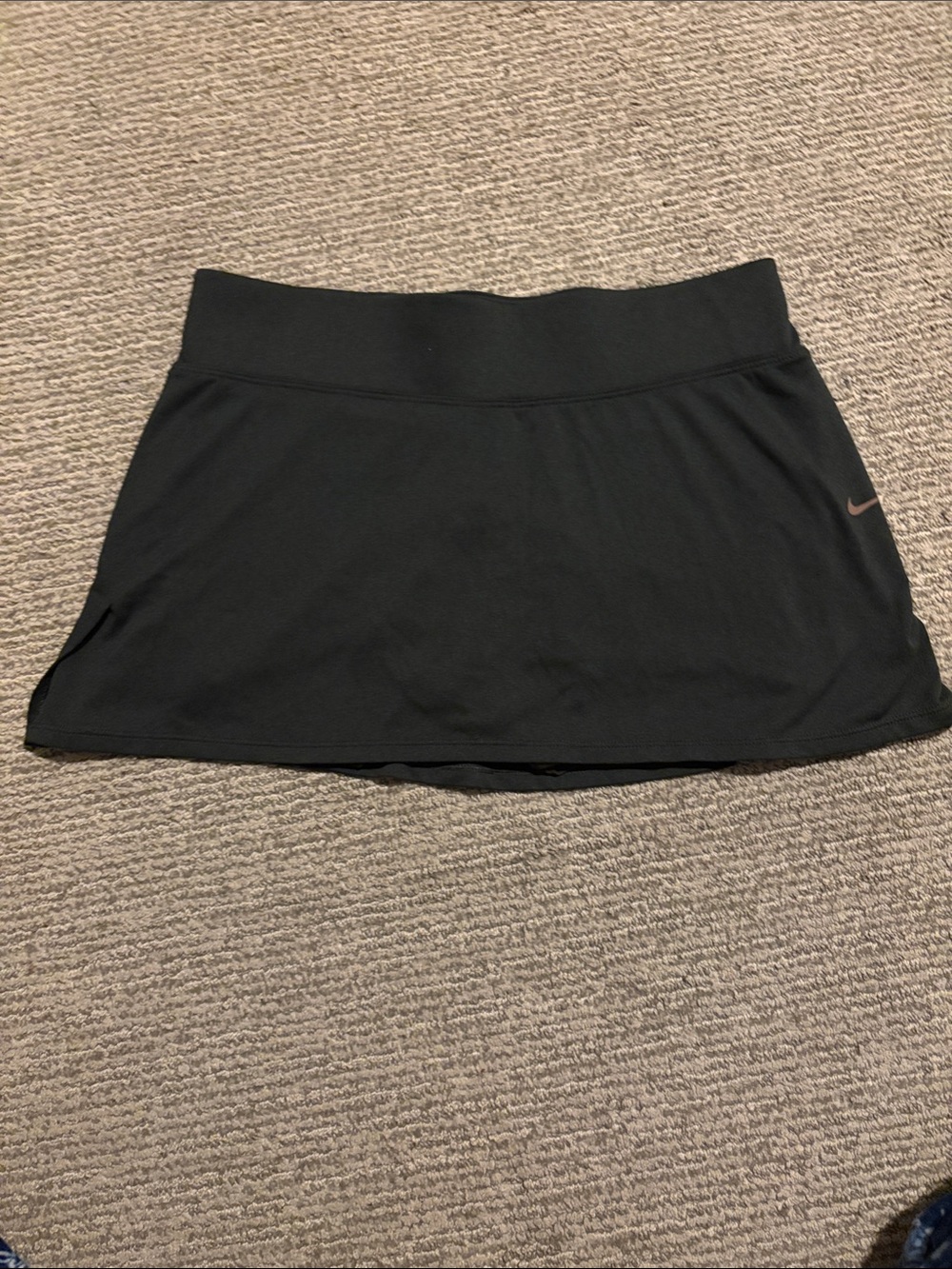 Nike Black Women's Athletic Skort with Subtle Swoosh